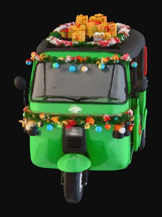 3D model for Holiday Tuk-Tuk