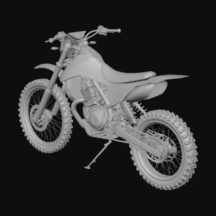 3D model for offroad motocycle