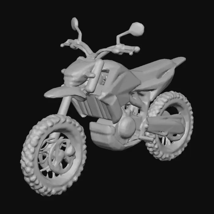 3D model for offroad motocycle