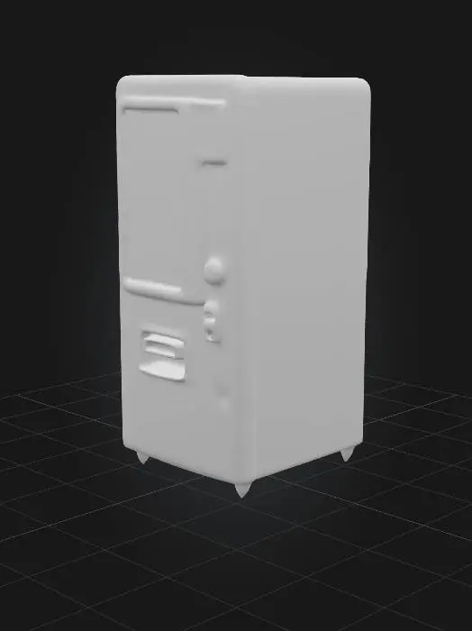 3D model for vending machine stilized grease pencill
