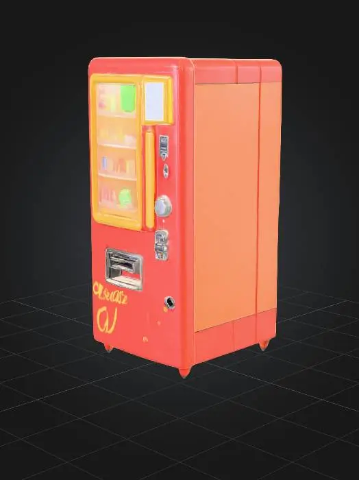 3D model for vending machine stilized grease pencill