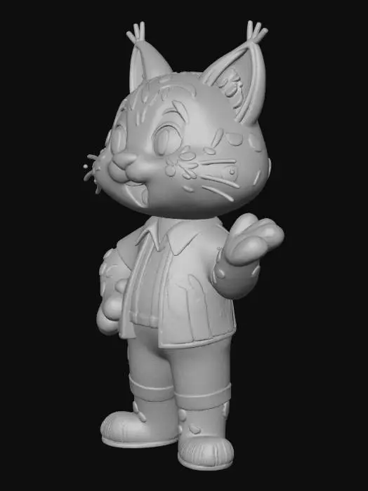 3D model for Lenny the Lynx