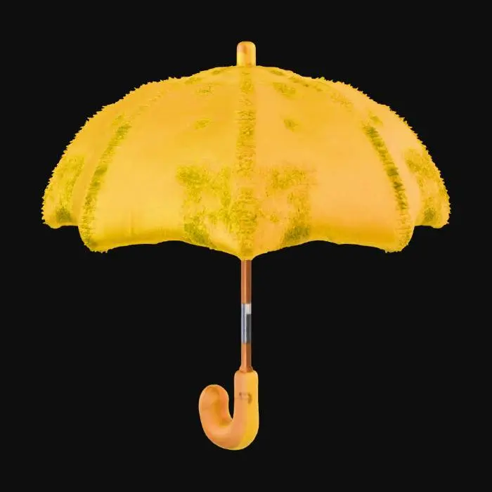 3D model for 一把毛茸茸的雨伞