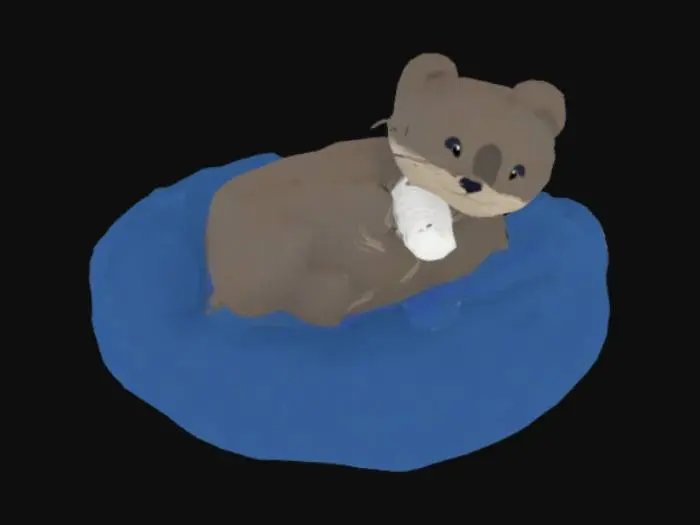3D model for Otter Snacktime