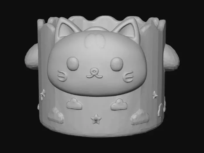3D model for Kitty Cloud Cup