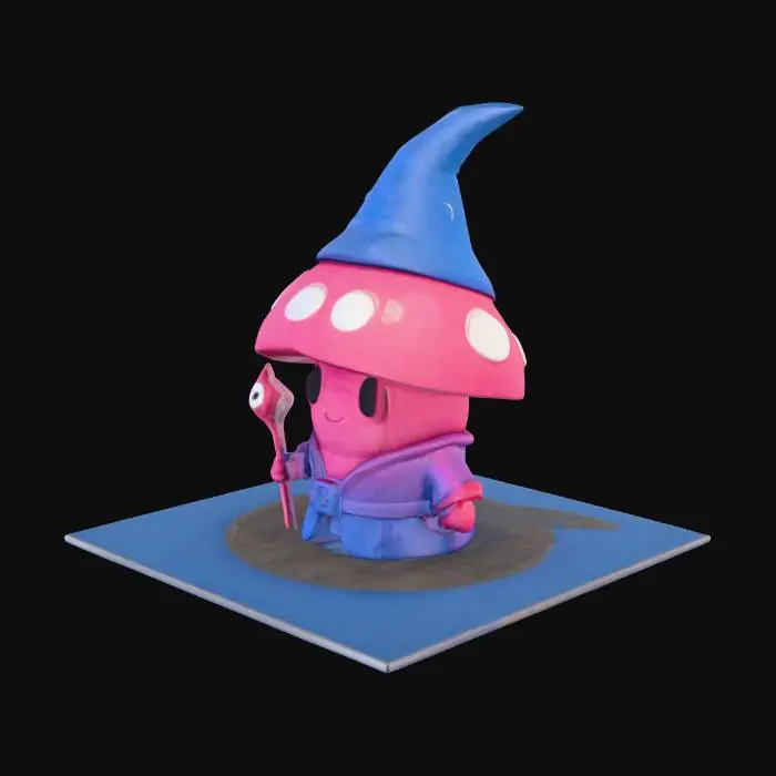 3D model for Mushroom Wizard