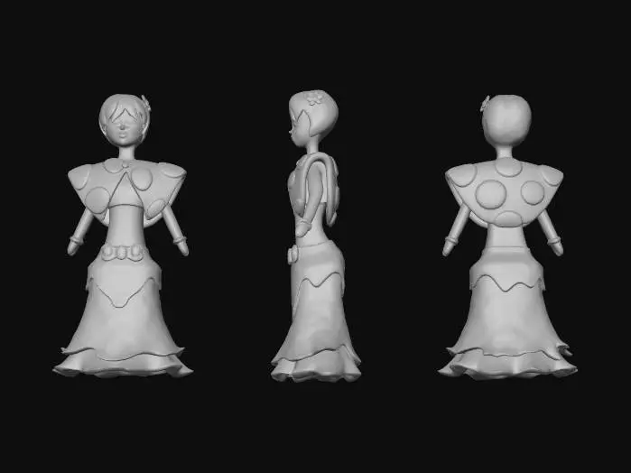 3D model for Mariah
