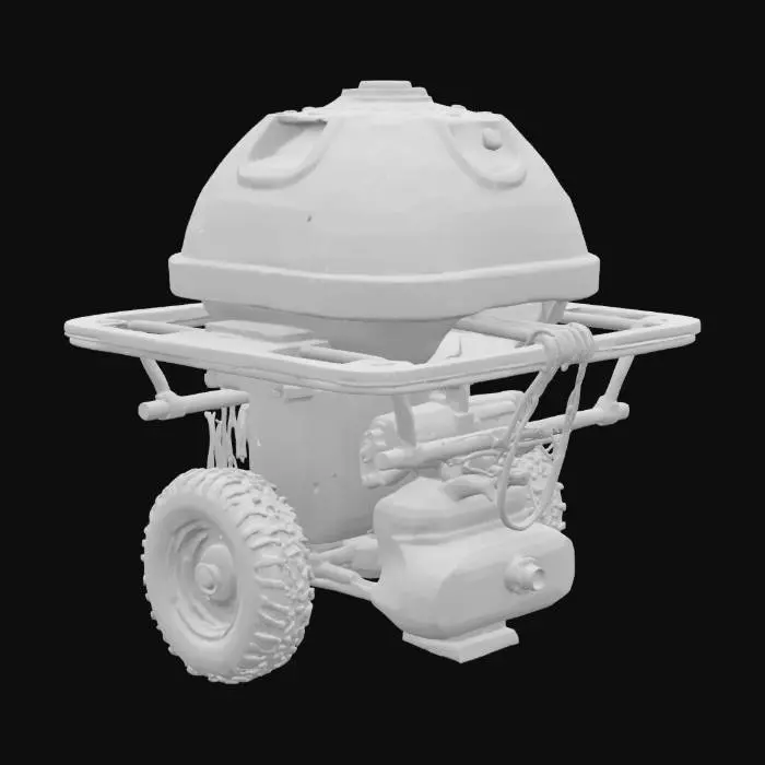 3D model for A cluster Fertilizer model which contains a fertilizer tank, nozzles, sensors, laser detectors, hydraulics. It is shaped like an cuboidal egg with the nozzle on top and laser sensors on it 4 sides...it is fixed on the ground and has a yellow plastic casing.it should be portable and have a variable nozzle on top.the lasers should be embedded in the casing and extended when needed