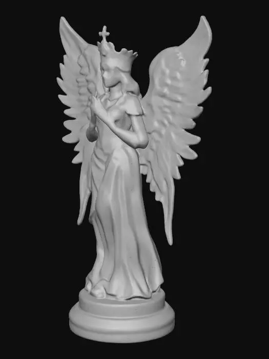 3D model for Schachfiguren, Engel, Königin