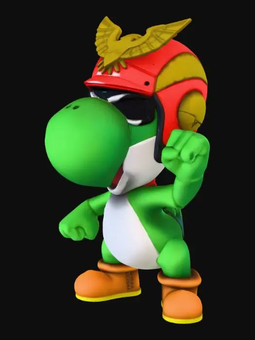 3D model for Captain Falco-Yoshi