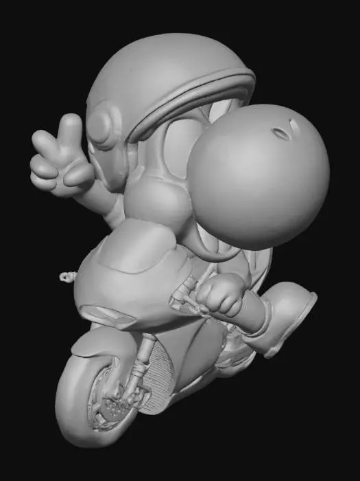 3D model for Yoshi's MotoGP Ride