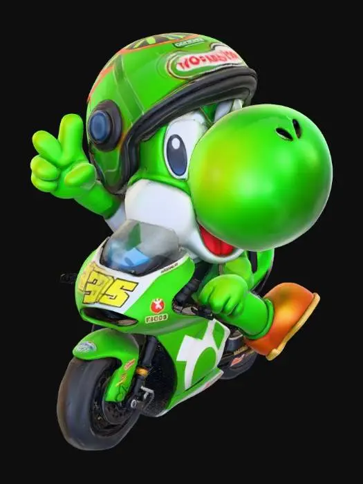 3D model for Yoshi's MotoGP Ride