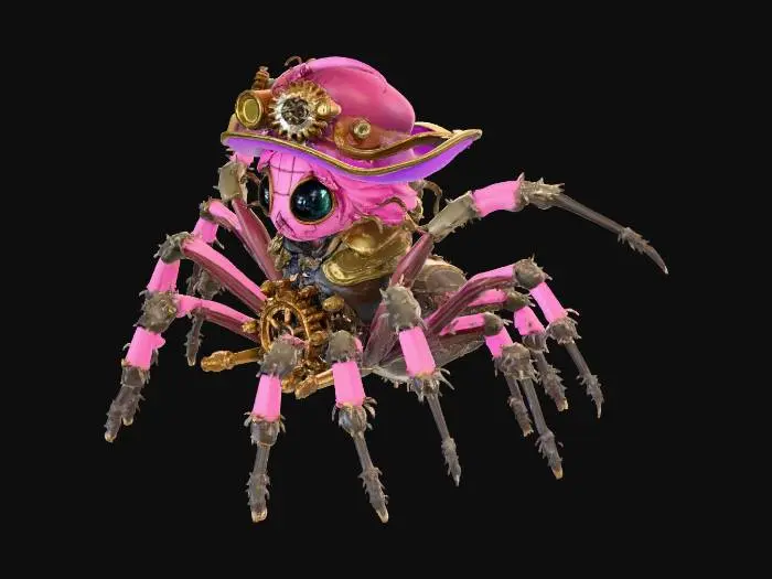 3D model for Steampunk Spider Explorer