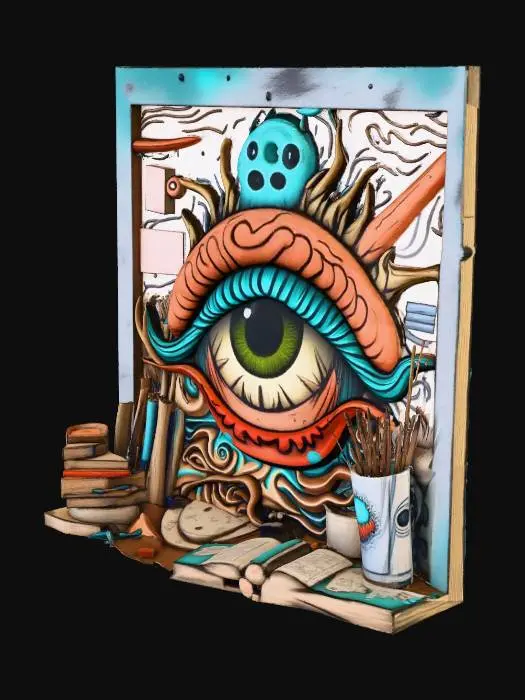 3D model for Surreal Creativity