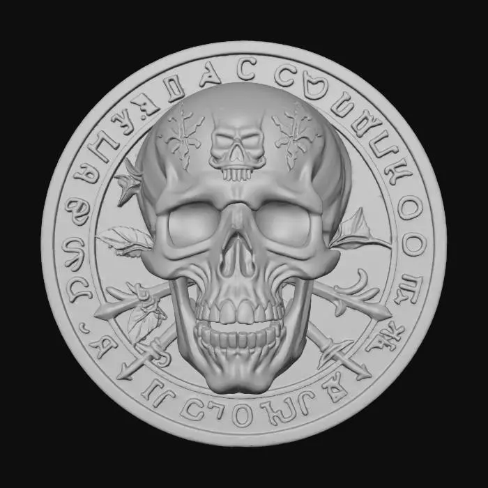 3D model for Pirate Coin