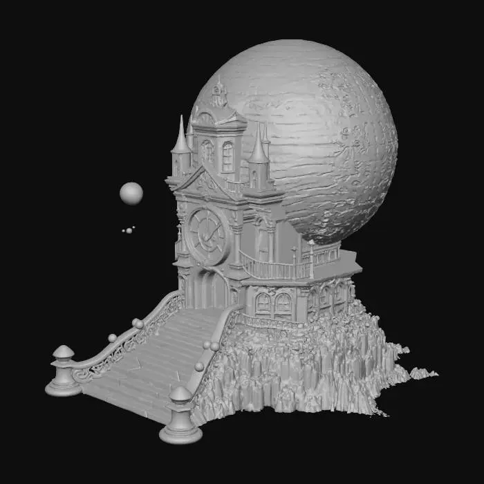 3D model for Moonlit Timekeeper
