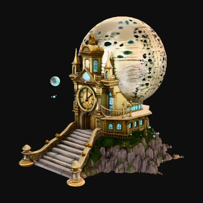3D model for Moonlit Timekeeper