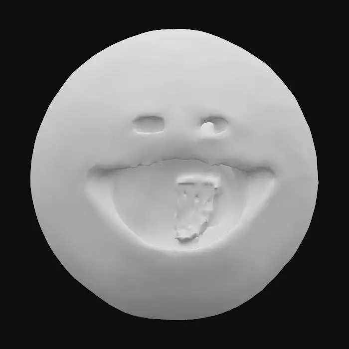 3D model for Moon Woke up, Mr Friend 