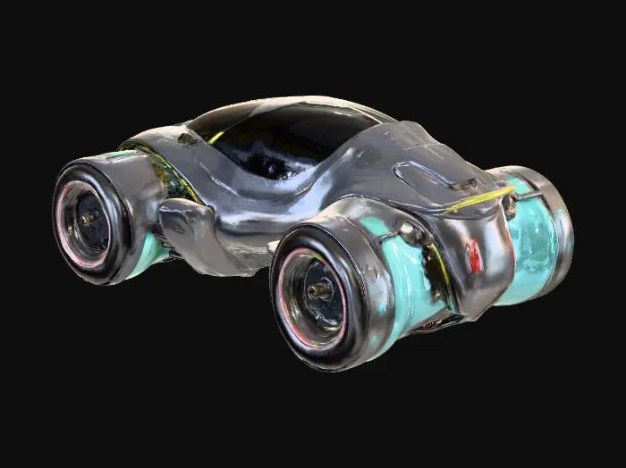 3D model for Drift in technology, Genetic drift in biology, Drift in motorsport, Drift