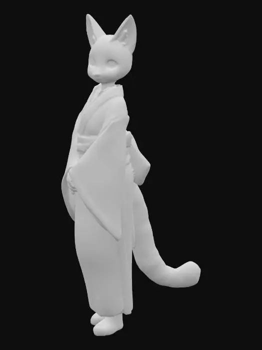 3D model for Neko CatGirl