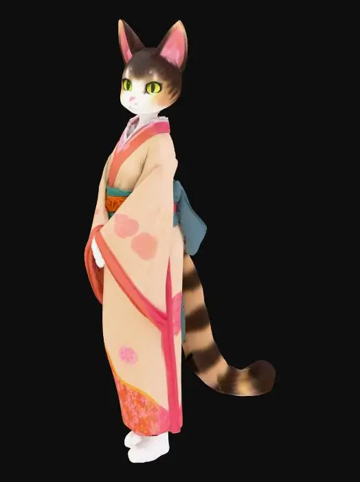 3D model for Neko CatGirl