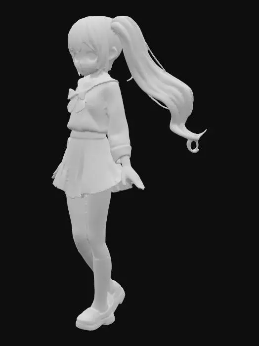 3D model for Anime Girl