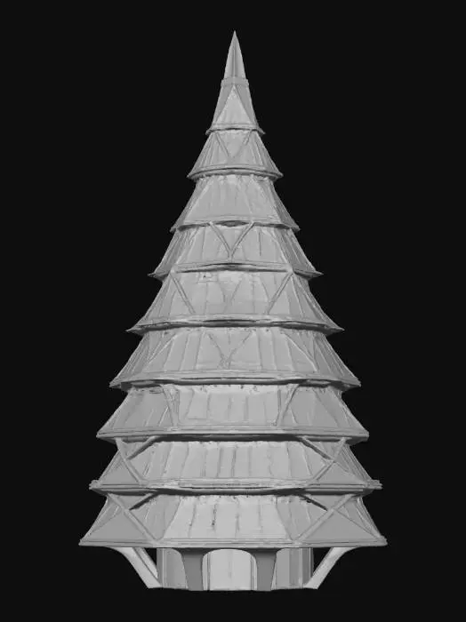 3D model for Spiral Tower, #Christmas2025#