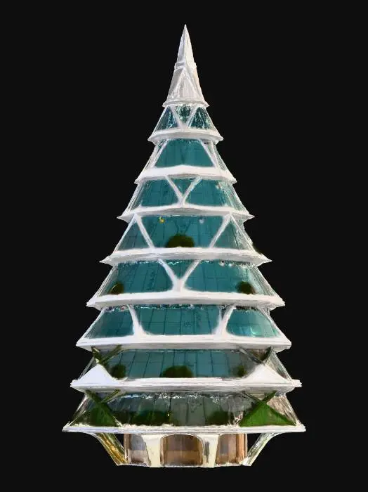3D model for Spiral Tower, #Christmas2025#