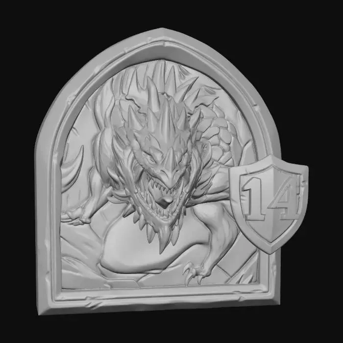 3D model for Wrath of Galakrond (Inferno Drake) #emblem#