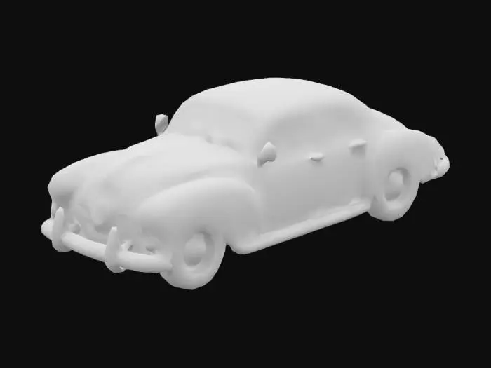 3D model for #valentine#  pink Old timer with a heart on the grille of the car and little red hearts