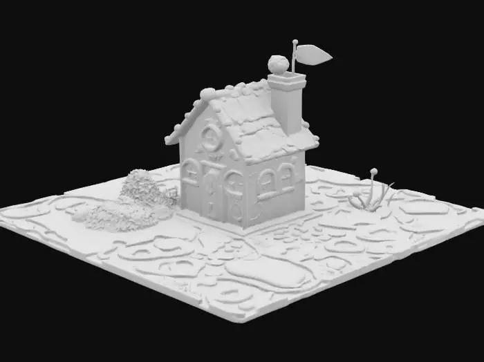 3D model for Create a completehouse from tin cans, food and drink, Stylized, Sci-Fi, Game Assets, Highly Detailed