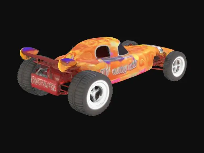 3D model for Create a complete car from tin cans, food and drink, Stylized, Sci-Fi, Game Assets, Highly Detailed