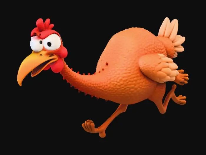 3D model for Feathered Frenzy, #Thanksgiving#