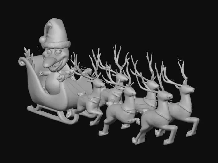 3D model for Frosty Sleigh Ride, #Christmas2025#