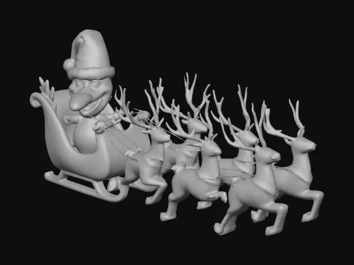3D model for Frosty Sleigh Ride, #Christmas2025#