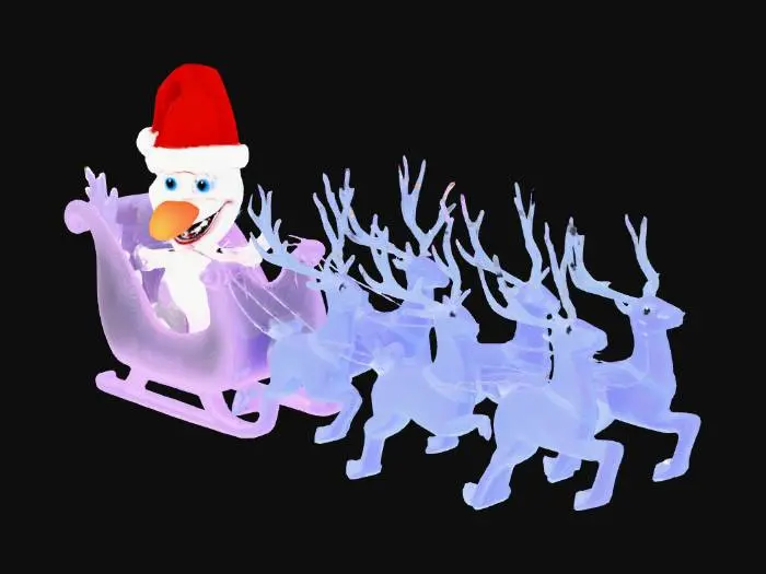 3D model for Frosty Sleigh Ride, #Christmas2025#