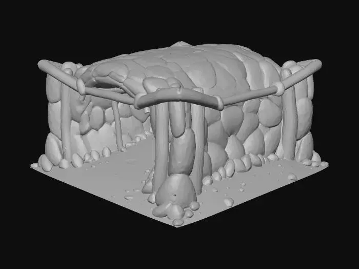 3D model for Tunnel of Shadows