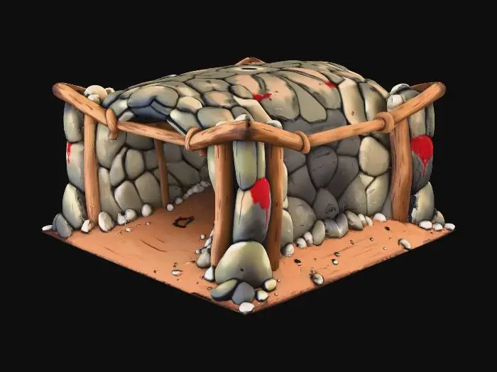 3D model for Tunnel of Shadows