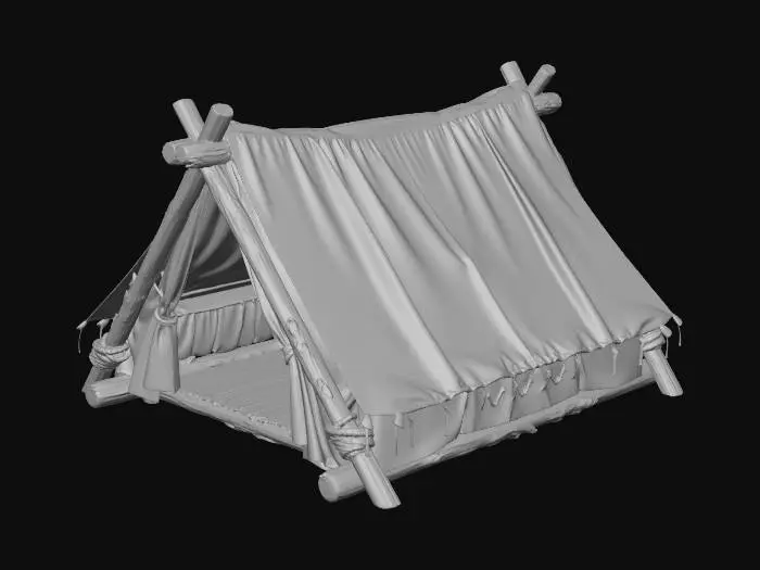 3D model for Survival tent