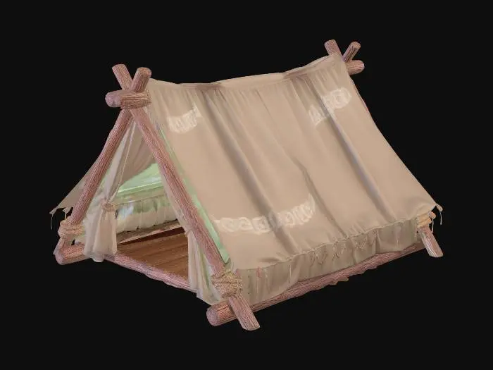 3D model for Survival tent