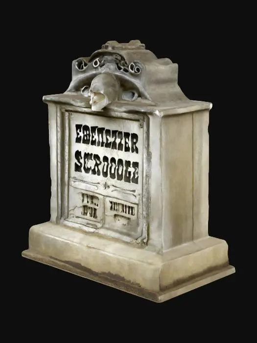 3D model for Ebenezer Scrooge's Gravestone