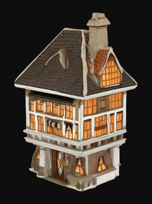 3D model for Dickens Miniatue House Nephew