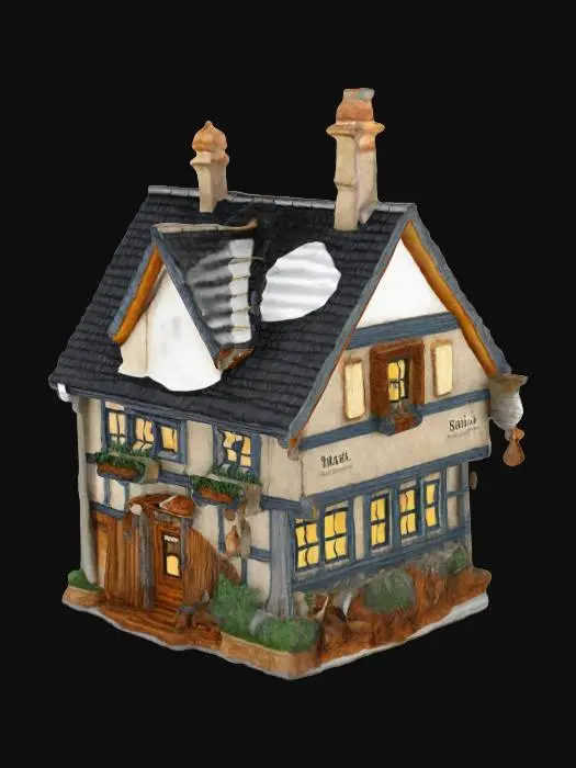3D model for Dickens Miniature house