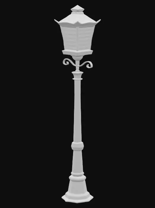 3D model for Victorian Street Lantern