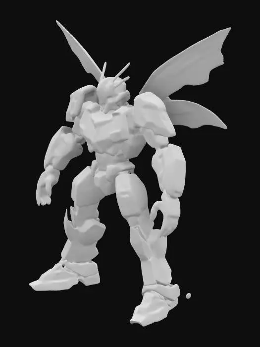 3D model for Bumblebee, Sci-Fi, Fantasy, Polished, Ultra Realistic, A-pose