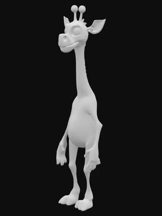 3D model for Humanoid girafman 4 hooves