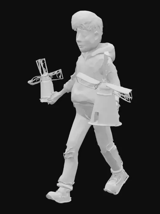 3D model for [Netherlands] Kinderdijk windmils are famous, because of the many mill in our country we have a saying "walking with windmills"mening you are crazy. #AroundTheWorld#