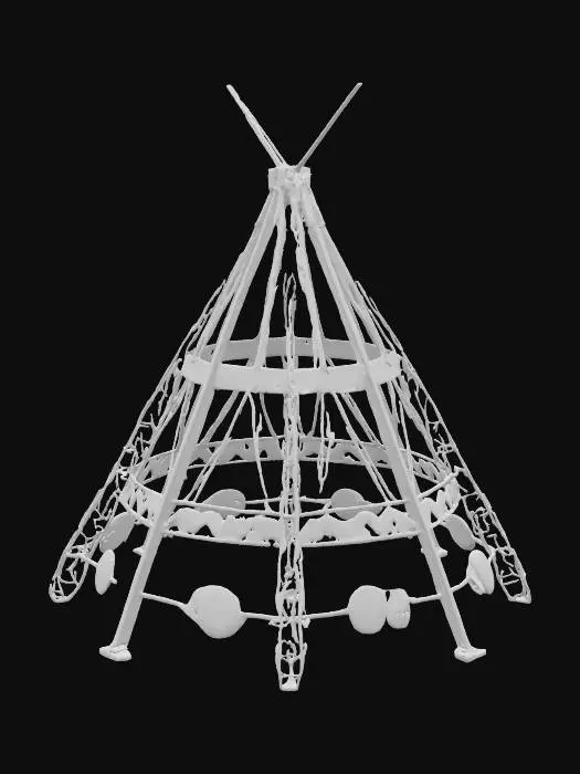 3D model for 
[Canada, Medicine Hat} Saamis Teepee, tallest teepee in the world, marks the site of both the Saamis Archeological Site. #AroundTheWorld#