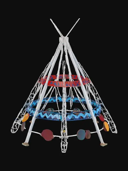 3D model for 
[Canada, Medicine Hat} Saamis Teepee, tallest teepee in the world, marks the site of both the Saamis Archeological Site. #AroundTheWorld#