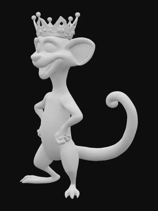 3D model for [Madagaskar] King Julien 
 from Madagaskar the movie #AroundTheWorld#